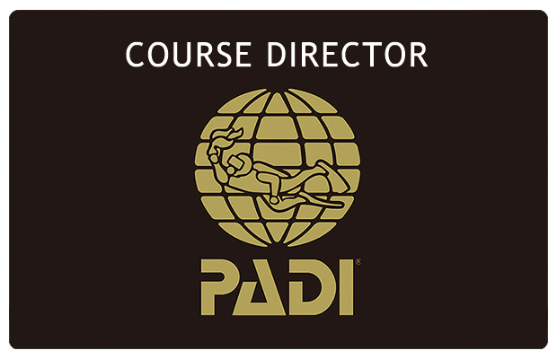 PADI最高ランクインストラクターの行う講習を受けてください。
